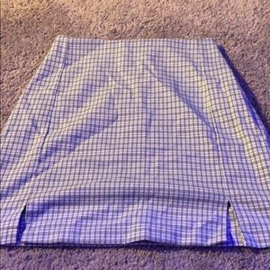 Sage green mini skirt